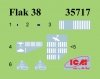 ICM 35717 Flak 38 WWII German AA Gun 1/35